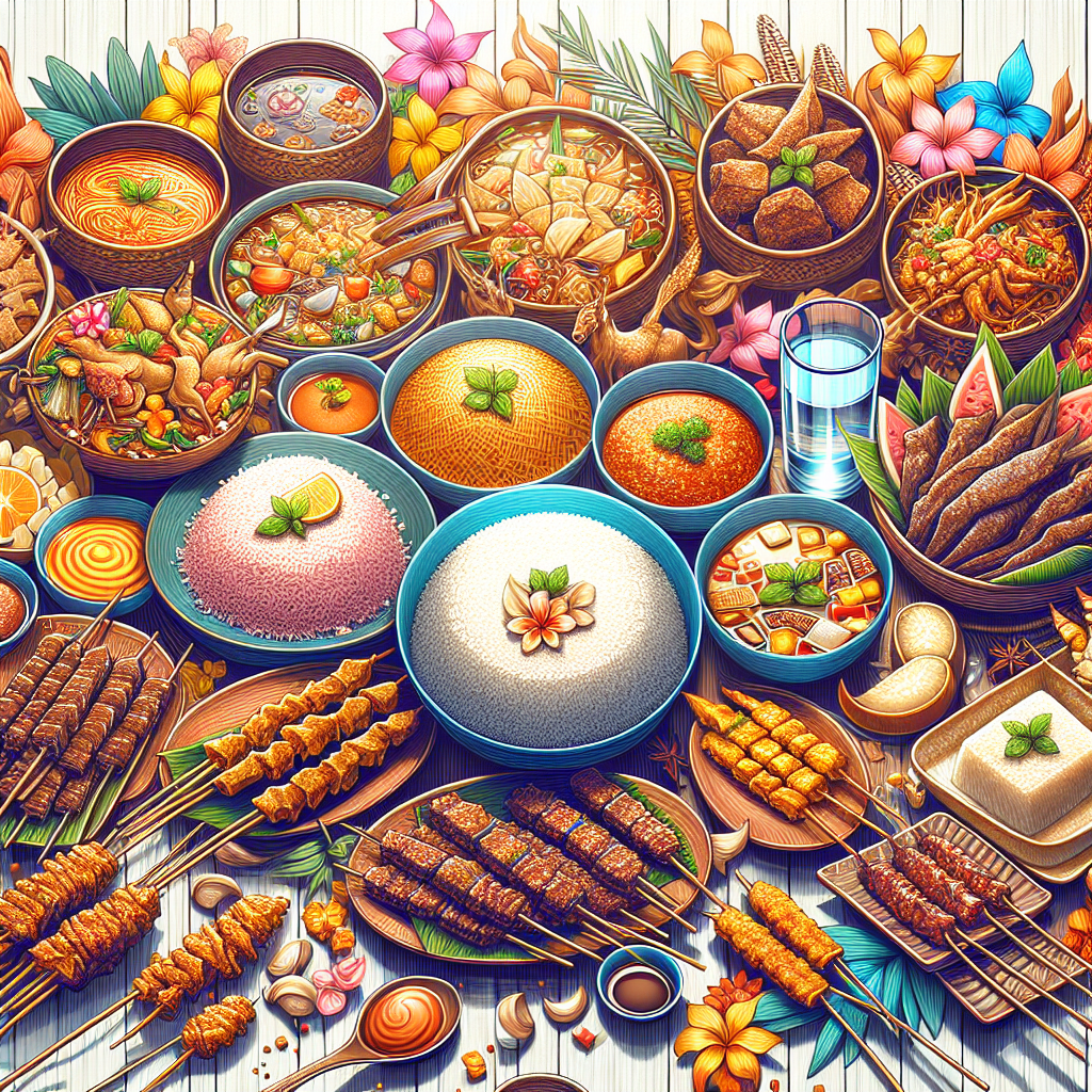 Unveiling Indonesia's Traditional Culinary Art Through Posters