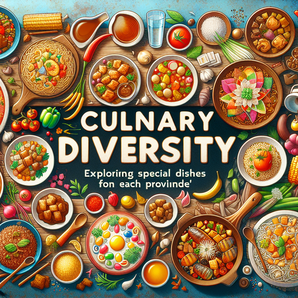Keanekaragaman Kuliner: Menjelajahi Makanan Khas dari Setiap Provinsi di