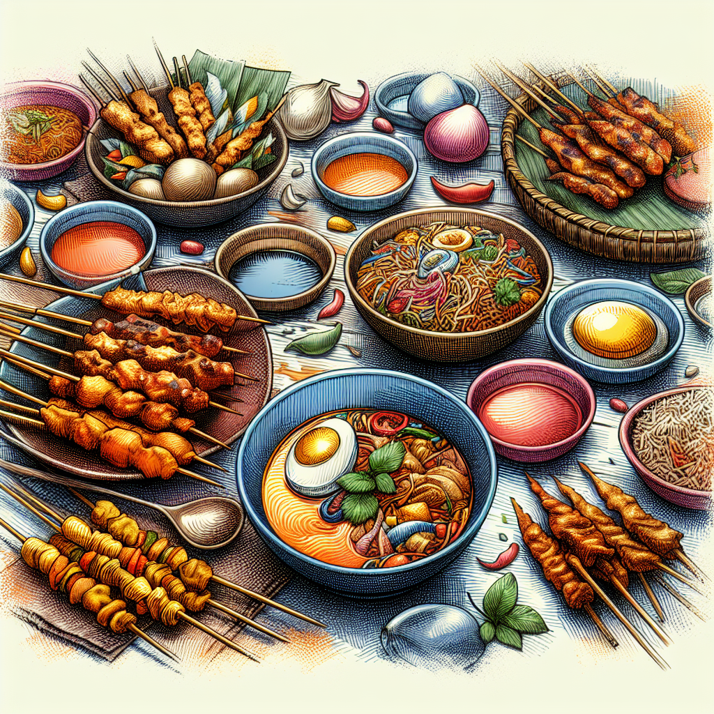 Kreativitas Dalam Sketsa Makanan Indonesia Menggugah Selera